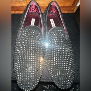 Pre-Owned Mens Steve Madden Studded Loafer Size 12